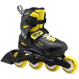 Дитячі ролики Rollerblade Fury 33-38 Чорний-Жовтий