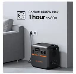 Зарядна станція Bluetti AC180P, 1440Wh, 1800W, LiFePO4 - мініатюра 7