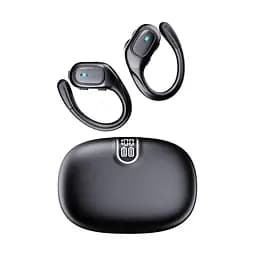 Спортивні Bluetooth навушники TWS BX28 із зарядним кейсом і активним шумозаглушенням Чорний