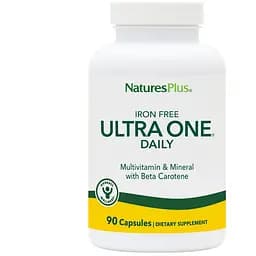 Мультивитамины ежедневные Nature's Plus Ultra One без железа 90 капсул (NTP30091)