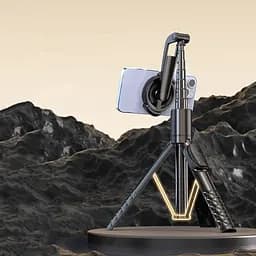Штатив-трипод Adyss A67P-C з пультом та магнітним тримачем 1.3m чорний - мініатюра 10