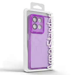 Защитный чехол для Motorola G15/G15 Power/G17 Power 4G/G17 4G, Shade, фиолетовый, TPU+PC, матовый, защита всего корпуса, панель-накладка, противоударный, с высокими бортами, амортизирует удары при падениях, ArmorStandart (ARM91313) - мініатюра 3