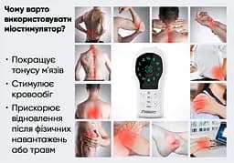 Міостимулятор EasyFit ActivePulse-1 для тіла, стимулятор м'язів у чохлі (EF-2303s) - мініатюра 2