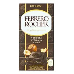 Шоколад чорний Ferrero Rocher Tafel Zartbitter 90 г (895508)