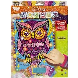 Блискуча мозаїка Danko Toys Owl 20.6х26 см БМ-02-08