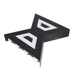 Підсвітка Brille AL-604/8х1W WW LED IP54 BK