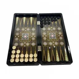 Набір настільних ігор "Шахи 3 в 1" Set3 NE-SP-SET-14 нарди, шашки, 40х40 см - мініатюра 3