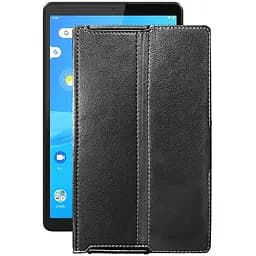 Чехол StatusCASE из экокожи для планшета Lenovo M8 TB-8705f Черный глянец