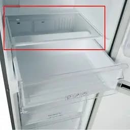 Стеклянная полка над ящиком для овощей холодильника Samsung RB29, RB30, RB31, RB33, RB37, DA97-13550B