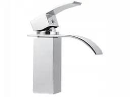 Змішувач для умивальника Rea Falcon 18 хром низький BAT-00146 Хром