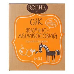 Сік Лавка традицій Коник яблучно-абрикосовий неосвітлений пастеризований 3 л - мініатюра 2