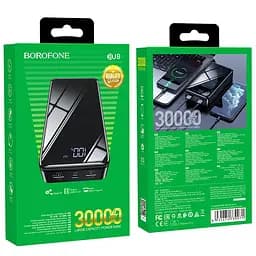 УМБ BOROFONE Extreme power bank BJ8 30000mAh зовнішній акумулятор чорний - мініатюра 7