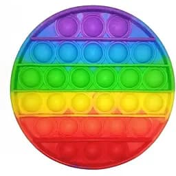 Іграшка-антистрес UFT M+ Pop it Веселка сенсорна кругла