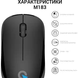 Мишка OfficePro M183 Wireless Black (M183) - мініатюра 11