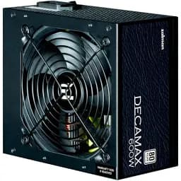 Блок живлення 600 Вт, Zalman Decamax, Black, 80 Plus, Active PFC, 12 см HDB, 3xMolex / 6xSATA / 2x6+2-pin / 1x4+4-pin / 1x20+4-pin, захист OPP/OVP/UVP/SCP, ATX V2.31 (ZM600-LX3) - мініатюра 6