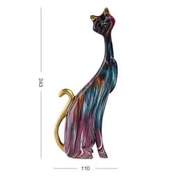 Декоративна статуетка MBM My Home Кішка (DH-ST-21 M COLOR) - мініатюра 2