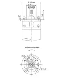 Насос відцентровий свердловинний DONGYIN 6SP46-11 380В 18.5кВт H 147(93)м Q 1100(800)л/хв Ø145мм +пульт (з 3х частин) (7777493) - мініатюра 3