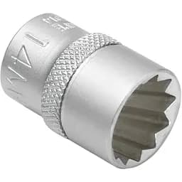 Головка торцева Wurth коротка 3/8IN 12-гранний профіль SW9 Red Stripe (5763038409)