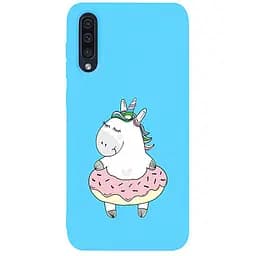 Чохол-накладка Toto Matt TPU 2 mm Print Case Samsung Galaxy A30s/A50/A50s #3 Unicorn Donut Sky Blue