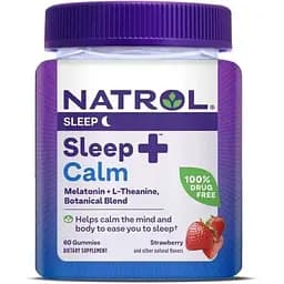 Аминокислота Natrol Sleep + Calm, 60 жевательных таблеток - Клубника vit0003808