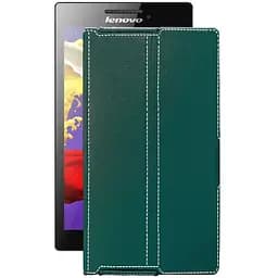 Чехол StatusCASE из экокожи для планшета Lenovo Tab 2 A7-30 Тм. Бирюзовый