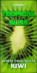 Білий шоколад Lorizio "TROPICAL BLISS KIWI" зі смаком ківі 100 г