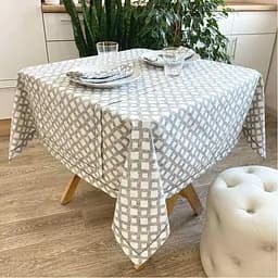 Скатертина Прованс Avantime Лофт 300х132 см сіра (17303)