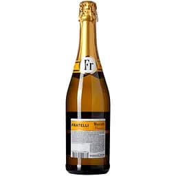 Напій винний Fratelli taste Moscato Bianco білий напівсолодкий слабоалкогольний газований 6-6.9% 0.75 л  - мініатюра 3