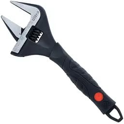 Ключ розвідний Ultra з тонкими губками 255 мм 0-50 мм CrV (4100132)