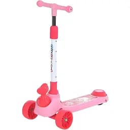 Самокат iTrike JR 3-099 складной розовый