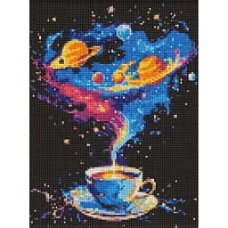Алмазная мозаика Космический вихрь AMO8005 с АВ стразами 30х40 см