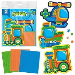 Набір для творчості Vladi Toys м'яка мозаїка Транспорт VT4511-10 (4820234764631)