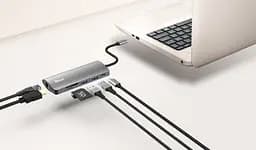 Trust USB-хаб DALYX 7-IN-1 USB-C ALUMINIUM - мініатюра 2