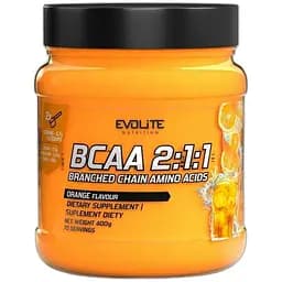 Амінокислота Evolite Nutrition BCAA 2:1:1 400 г orange