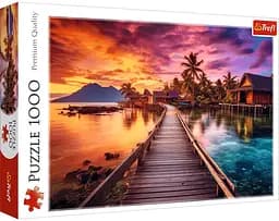 Набор Пазлы – (1000 элм.) – "Загадочный остров" / Trefl