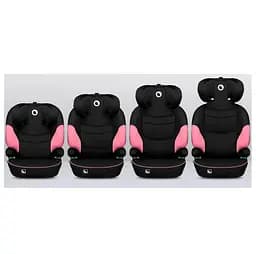 Автокрісло Lionelo Lars I-Size Pink Baby, 15-36 кг, чорне з рожевим (LO-LARS I-SIZE PINK BABY) - мініатюра 8