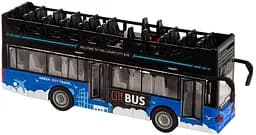 Інерційний двоповерховий автобус DIY Toys CJ-4008559 Синій shop (6900070808879) - мініатюра 2