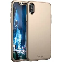 Чохол-накладка iPaky 360 PC Full Protection case iPhone X Gold