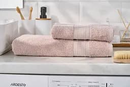 Рушник махровий Ardesto SuperSoft 70х140 см 100% бавовна бежевий (ART2270NSP)  - мініатюра 8