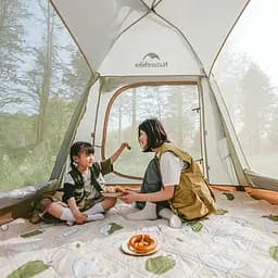 Тент для кемпінгу Naturehike CNK2450WS021, бежевий - мініатюра 5