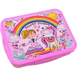Ланч-бокс Yes Rachel Unicorn, з ложкою та виделкою, 1 л, рожевий (706916)
