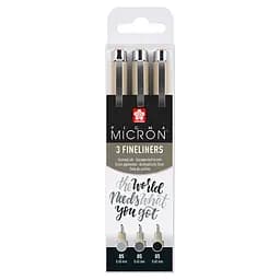 Набір лінерів Pigma Micron 05 BASIC 3 кольори Sakura