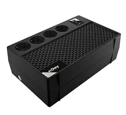 ИБП со стабилизатором AVR UPS Njoy Renton Plus 600VA 360W, Lin.int., 4xSchuko, USB Type-A, USB Type-C - мініатюра 4