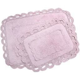 Набір килимків Irya Anita pembe 90х60 см та 60х40 см світло-рожевий (2000022200349)