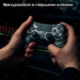 Бездротовий геймпад Sony PlayStation/PC DualShock 4 Green Camo - мініатюра 8