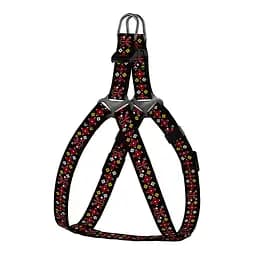 Шлея для собак Барксі Urban патріотична Вишиванка чорна