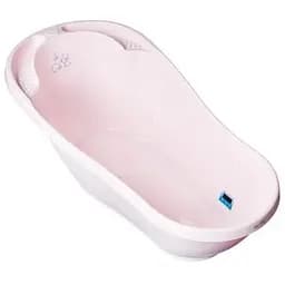 Ванночка "Зайчики" зі зливом (Світло-рожевий) 92см KR-011-104 (2000902420874)