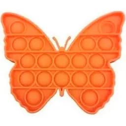 Сенсорна іграшка Pop it антистрес метелик оранжевий