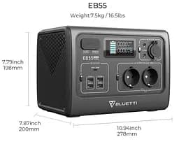 Зарядна станція Bluetti PowerOak EB55 PB930340 - мініатюра 4