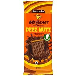 Молочний шоколад MrBeast Feastables Deez Nutz з арахісовою пастою 60 г